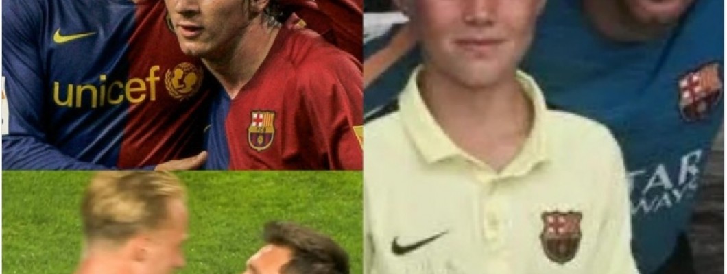 Um encontro único com Messi Um encontro único com Messi